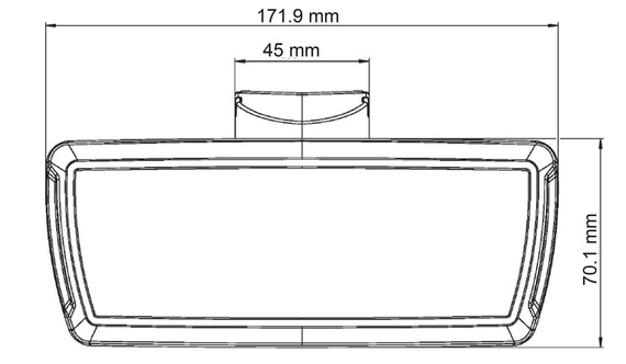 ACX3552510 lampa robocza LED ze światłem symetrycznym do Massey Ferguson (long range).