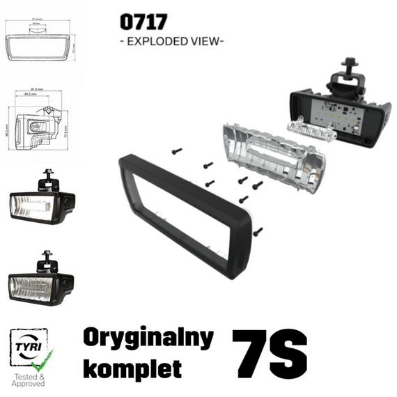 Oryginalny komplet lamp LED Premium do Massey Ferguson 7S | 8x ACX3282930 + 4x ACX3552510 