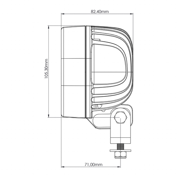 TYRI 1010 CLD-813 HighBeam lampa robocza/drogowa LED z homologacją R112 / światło drogowe.