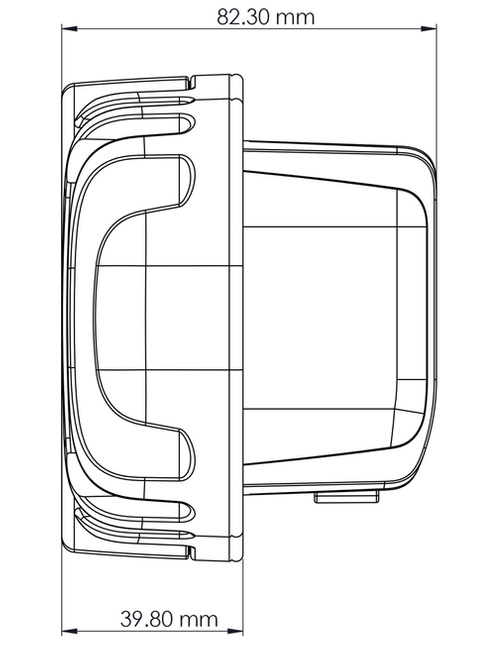 TYRI 1010 Recess CLF-105 lampa robocza LED ze światłem asymetrycznym.