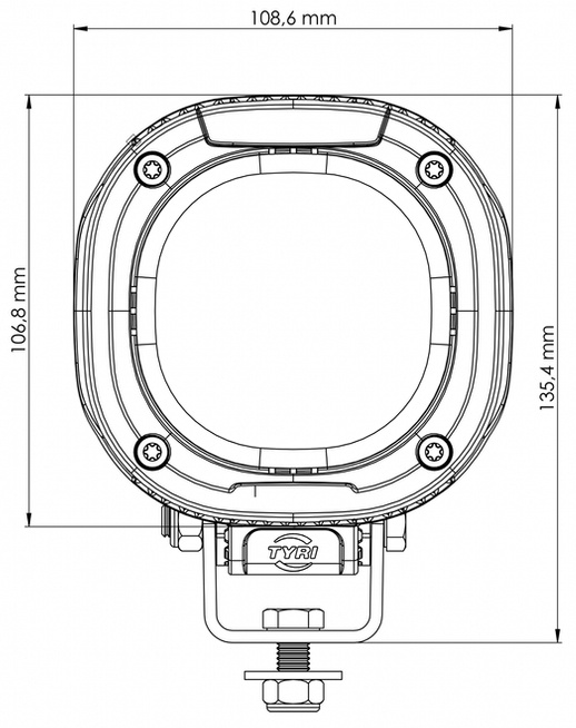 TYRI 1010 XP-9 CLD-567 lampa robocza LED 3200 lm