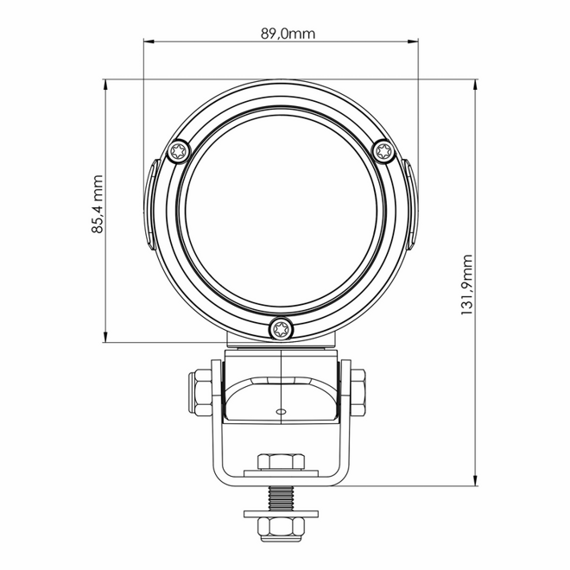 TYRI D8 Swivel - seria kompaktowych i wydajnych lamp roboczych z obrotowym przegubem, stworzona do zastosowań wymagających doskonałej widoczności w ograniczonych przestrzeniach