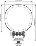 TYRI 0909 Compact + BluePoint LLU-148 niebieska punktowa lampa ostrzegawcza LED do wózków widłowych