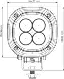 TYRI 1010 BlueBeam CLD-385 niebieska lampa robocza LED do opryskiwaczy.