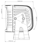 TYRI 1323 JLD-005 niezwykle mocna lampa robocza LED ze światłem szerokim symetrycznym.